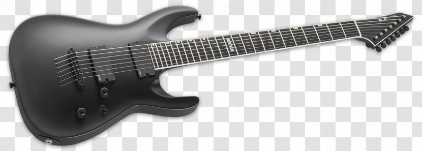 Electric Guitar ESP LTD EC-1000 Fender Stratocaster Seven-string Transparent PNG