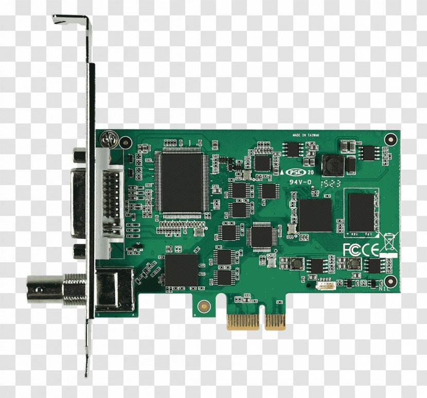 Graphics Cards & Video Adapters Capture PCI Express Component Digital Visual Interface - Electronics Accessory - Vga Connector Transparent PNG