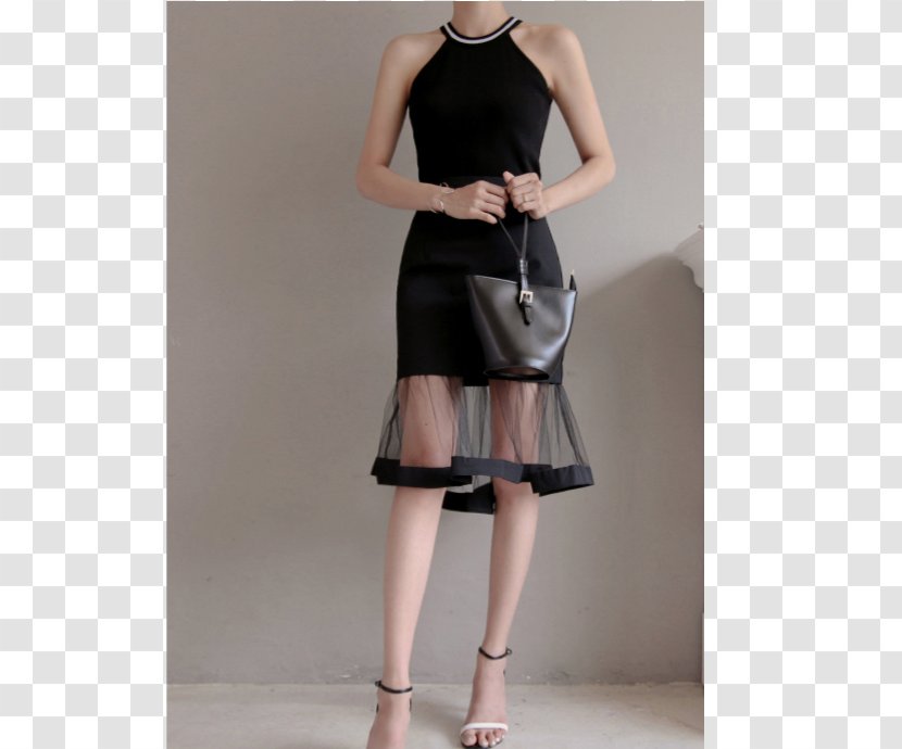 Little Black Dress Satin Fashion Transparent PNG