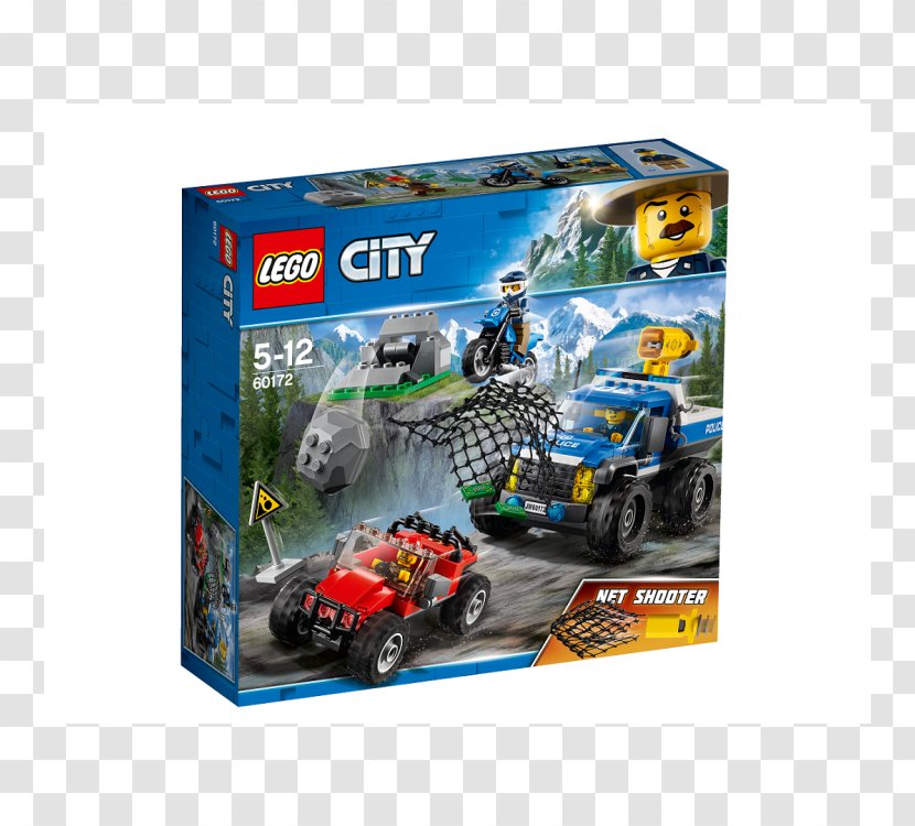 LEGO 60172 City Dirt Road Pursuit Toy Lego Minifigure Smyths - Police Transparent PNG