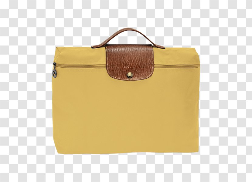 Longchamp Pliage Handbag Briefcase - Leather - Bag Transparent PNG