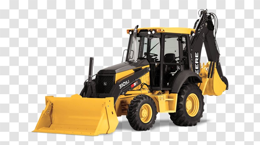 John Deere Heavy Machinery Backhoe Loader - 310 Transparent PNG