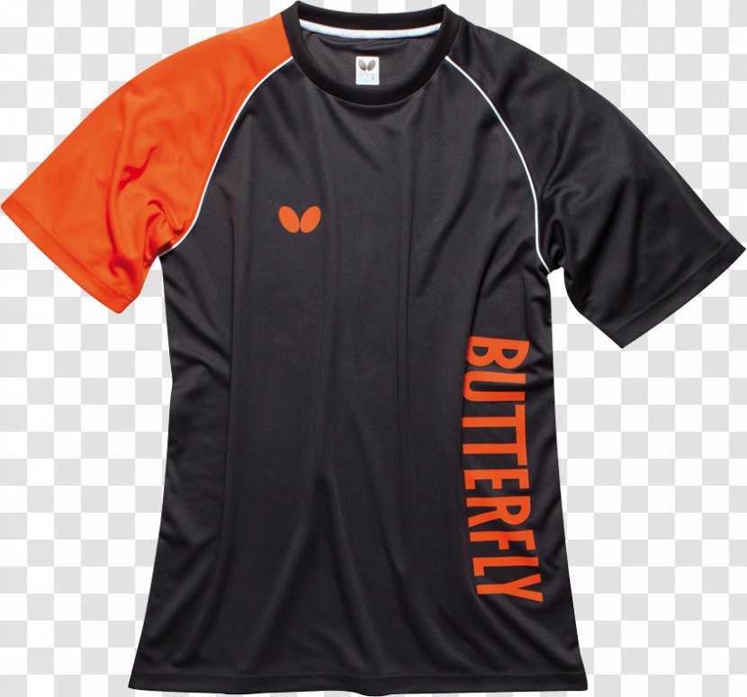 T-shirt Ping Pong Butterfly Sports Fan Jersey Transparent PNG