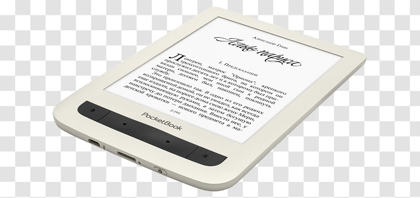 EBook Reader 15.2 Cm PocketBookBasic Touch 2Black E-Readers PocketBook International Computer - Book Transparent PNG