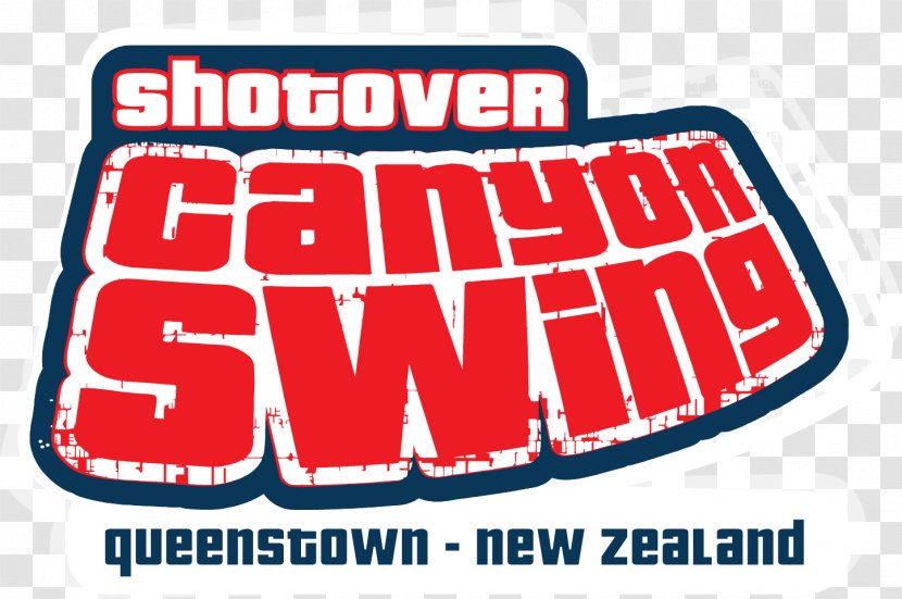 Shotover Canyon Swing & Fox Street Logo Brand Clip Art - Text - Cliffhanger Ride Name Transparent PNG