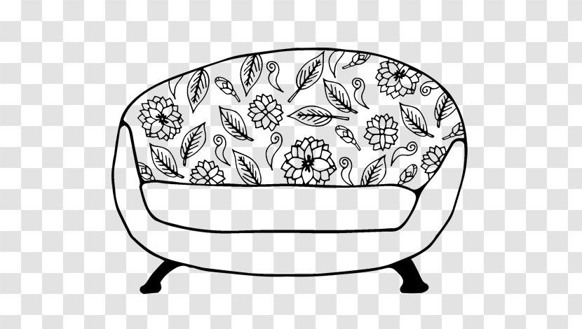 Drawing Coloring Book Line Art Child - Sofa Transparent PNG