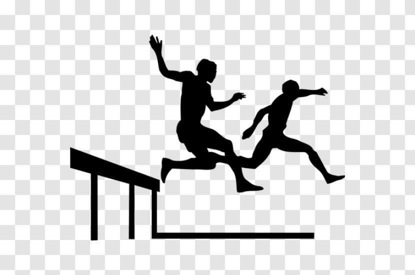 Track & Field Athlete Sport Hurdling Decal - Logo Transparent PNG