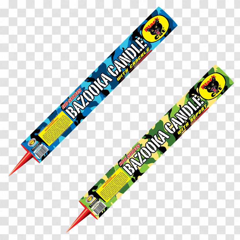 Roman Candle Fireworks Firecracker Bazooka - Streaming Media Transparent PNG