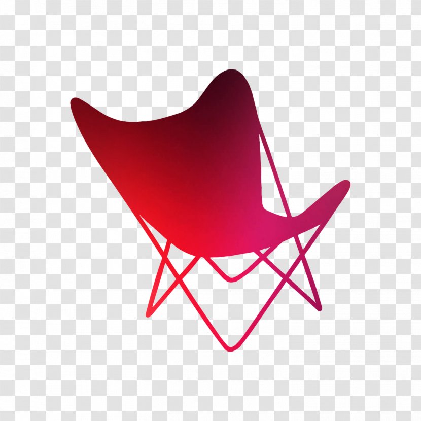 Eames Lounge Chair Butterfly Knoll Furniture - Antoni Bonet I Castellana - Magenta Transparent PNG