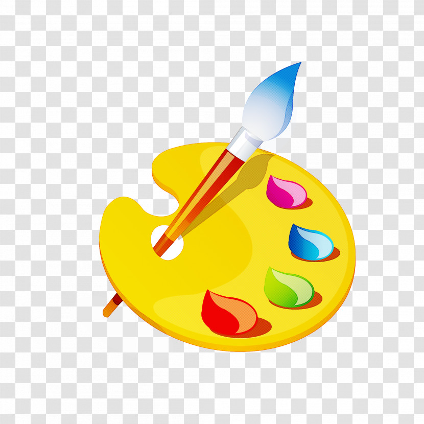 Painting Palette Paintbrush Paint Drawing Transparent PNG