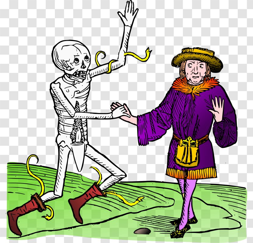 Danse Macabre Dance Clip Art - Cartoon - Muerte Transparent PNG