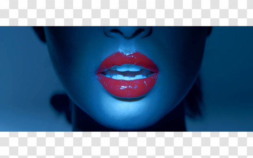 Electric Blue Cobalt Lip Mouth - Computer - Kelly Clarkson Transparent PNG