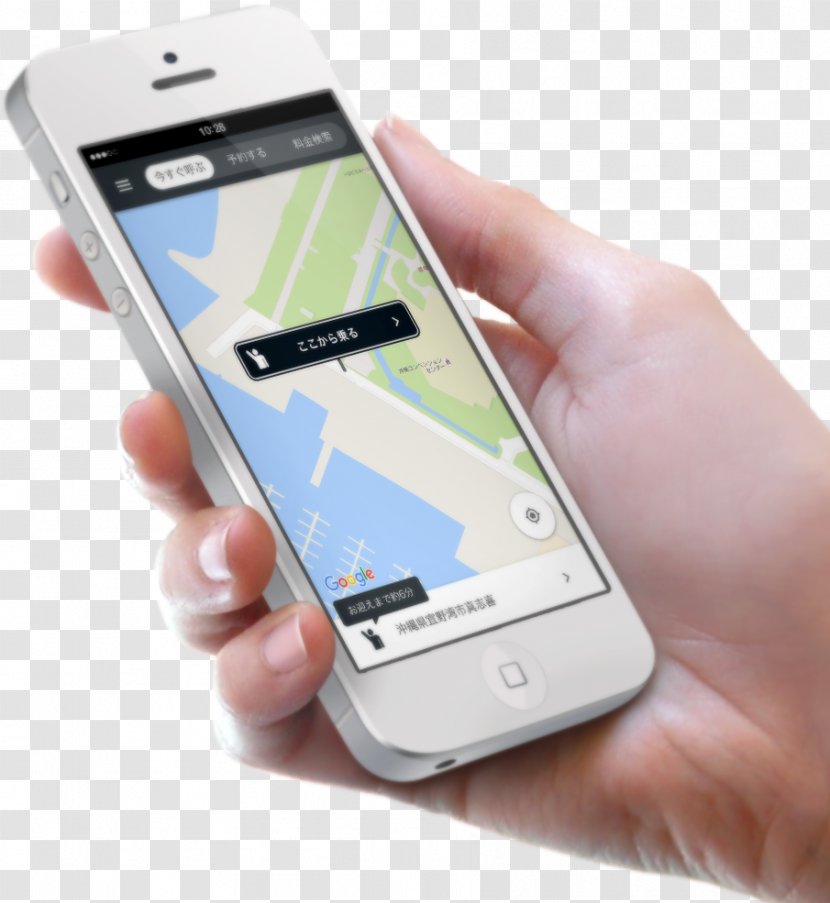 Smartphone IPhone Mobile Web - Technology - Taxi App Transparent PNG