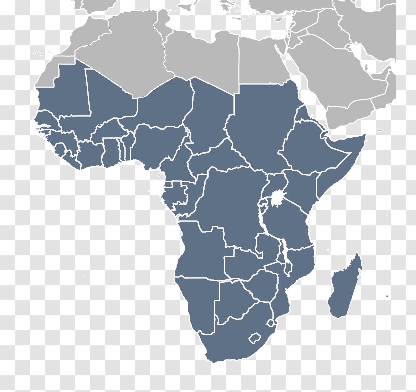 Africa Mapa Polityczna World Country - Map Transparent PNG
