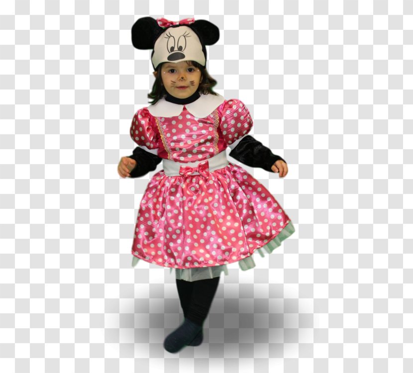 Costume Minnie Mouse Carnival Disguise Child - Cartoon Transparent PNG
