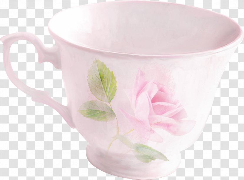 Flower Cup Printing Glass - Mosaic Print Decorative Transparent PNG