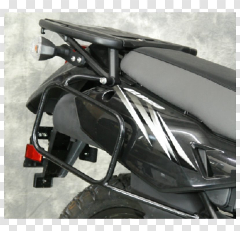 Motorcycle Fairing Saddlebag Car Kawasaki KLR650 Pannier - Vehicle Transparent PNG
