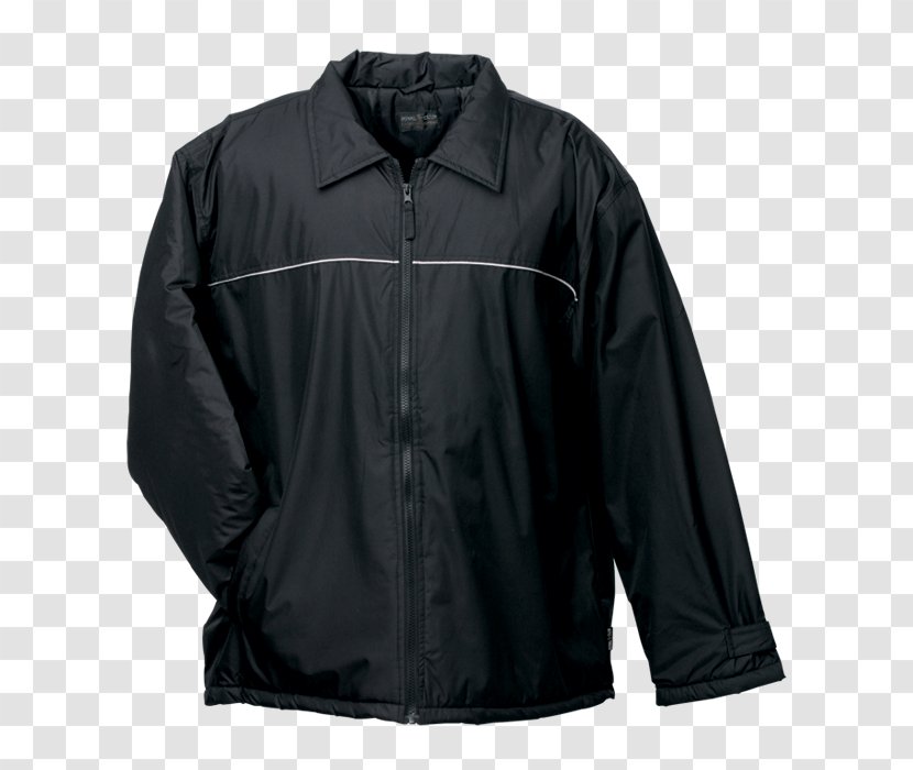 Jacket Zipper H&M Hood Outerwear - Black - Bomber Transparent PNG
