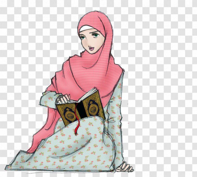 Quran Hijab Islam Muslim Drawing - Frame Transparent PNG