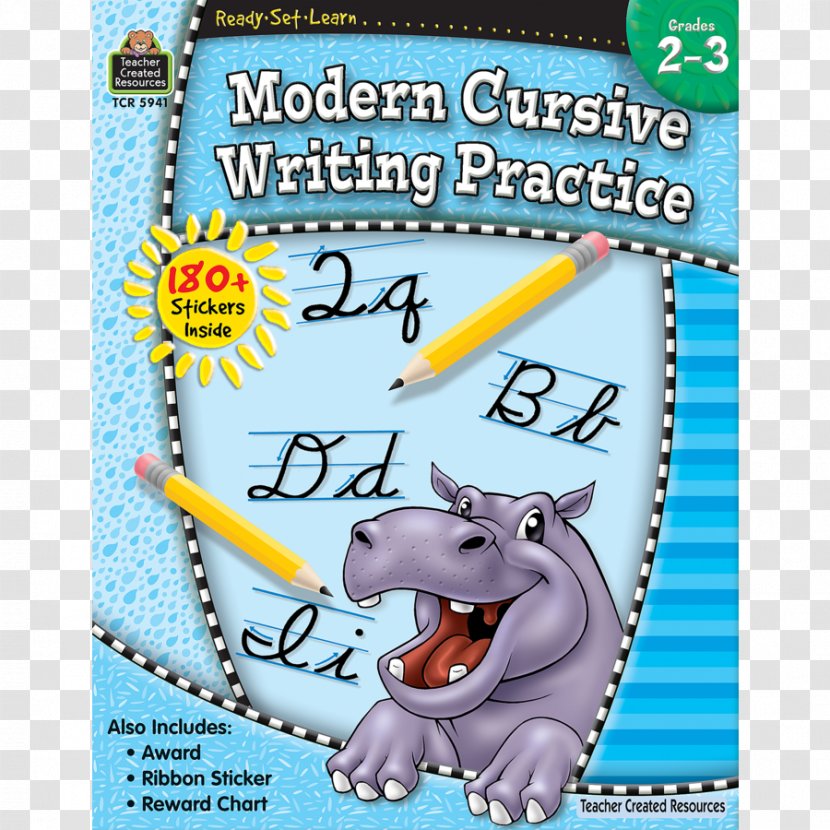 Cursive Handwriting Book Learning - Practice - Modern Teaching Transparent PNG