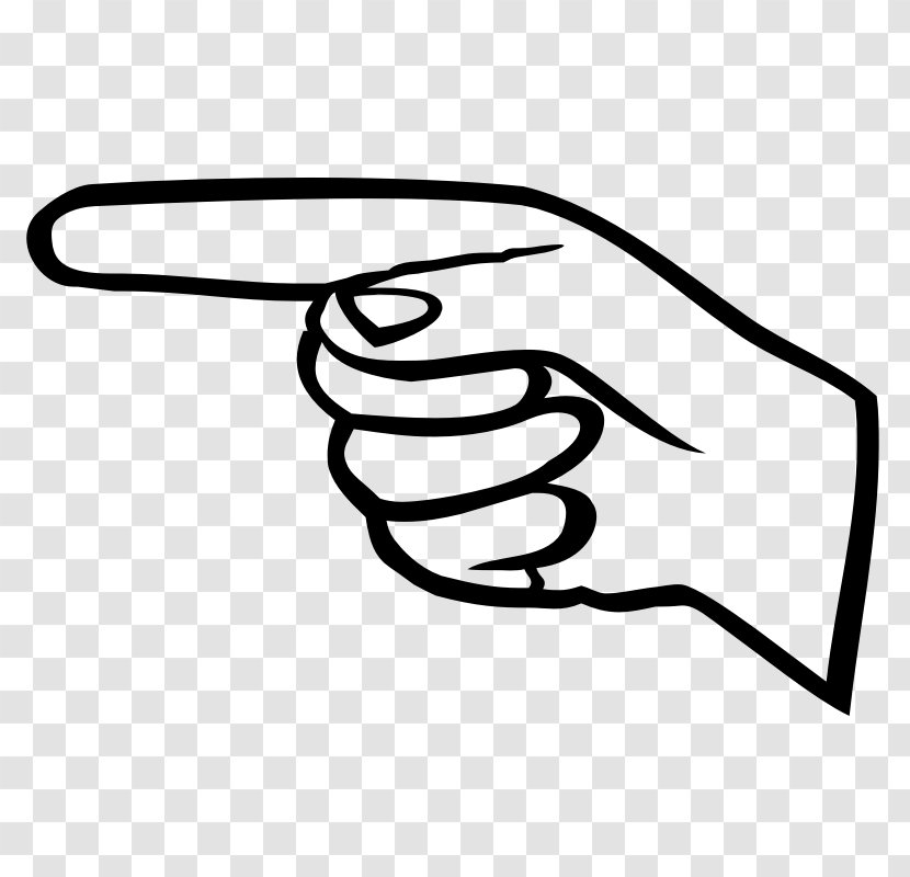 Point Clip Art - Pointing Finger Transparent PNG
