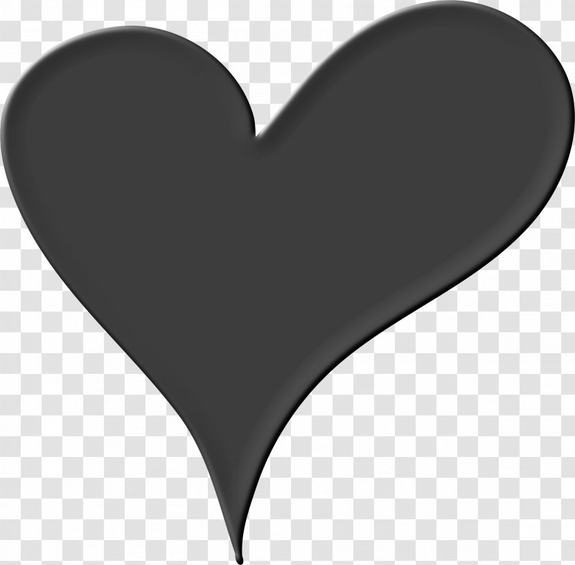 Heart Drawing Clip Art - Tree - Black Transparent PNG