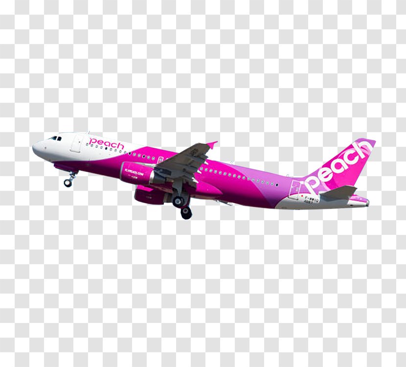 Kansai International Airport Flight Peach Aviation Airbus Airline - Vanilla Air Transparent PNG