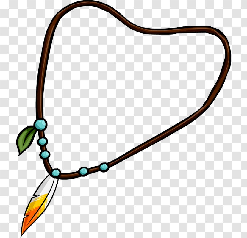Feather Necklace Clip Art The Jade - Jewellery Transparent PNG