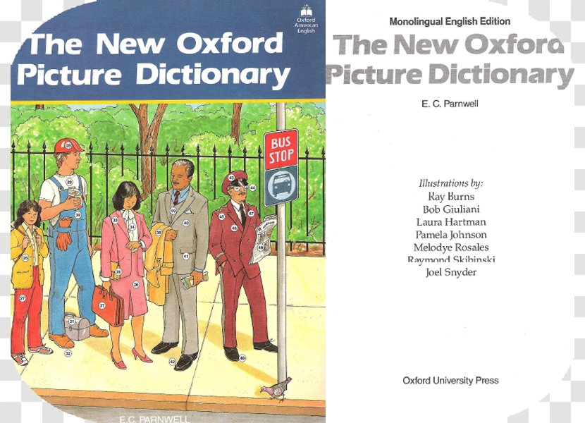 The New Oxford Picture Dictionary English Basic - Text Transparent PNG