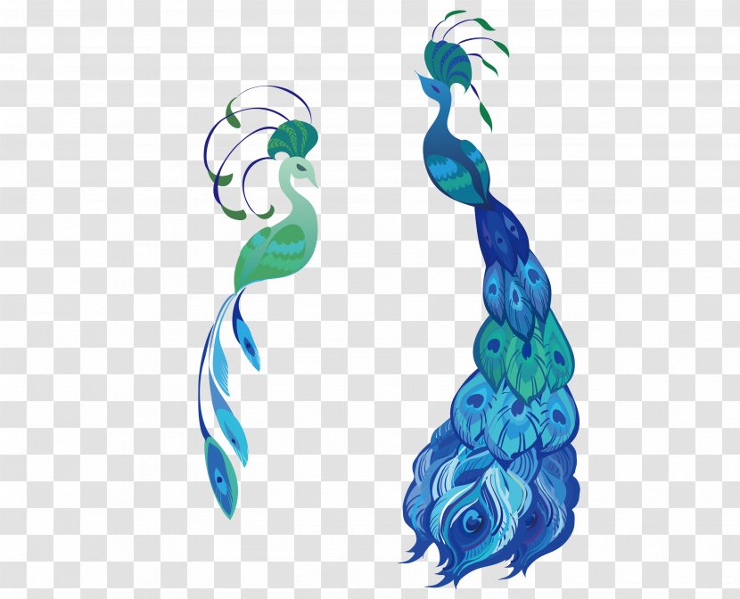 Photography Blue Royalty-free Illustration - Body Jewelry - Peacock Material Transparent PNG