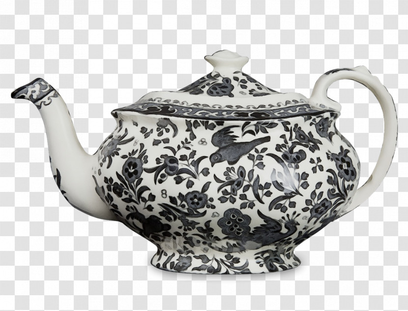 Teapot Porcelain Kettle Stovetop Kettle Pottery Transparent PNG