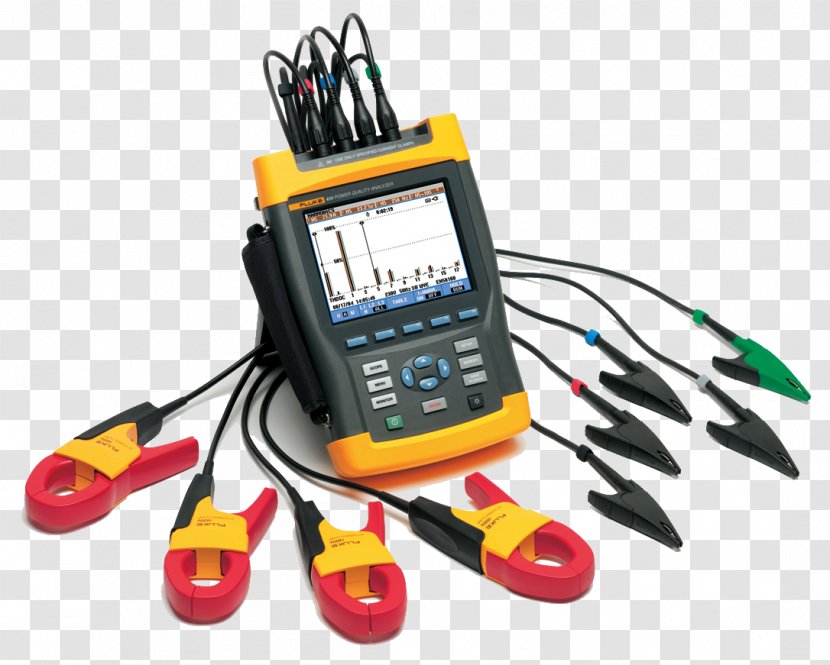 Electric Power Quality Fluke Corporation Three-phase Electronic Test Equipment - Electrician Transparent PNG