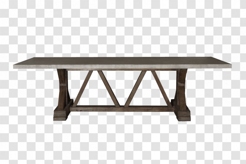Trestle Table Bridge Reclaimed Lumber Dining Room - Outdoor - Wooden Top Transparent PNG