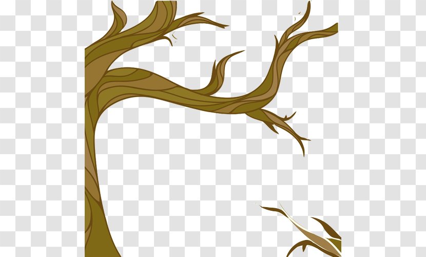 Autumn Tree Download Illustration - Template - Branches Trees Stretched Hand Painting Material Picture Transparent PNG
