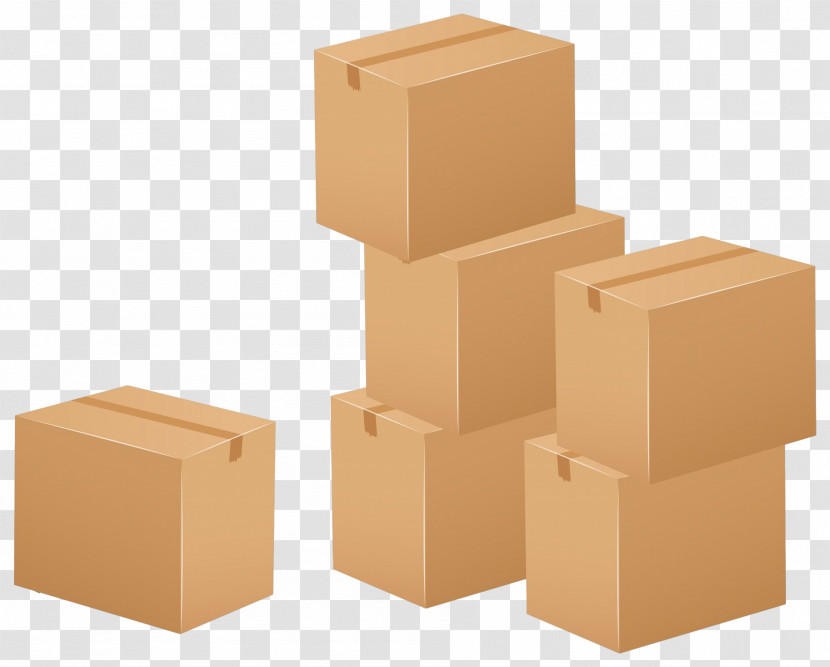 Delivery Box - Stacked Cardboard Boxes For Shipping Transparent PNG