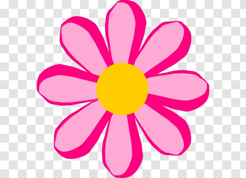 Pink Flower Cartoon - Wildflower - Plant Transparent PNG