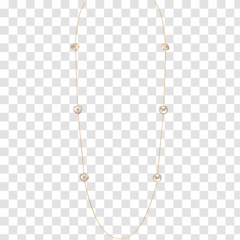 Necklace Jewellery Cartier Gold Silver - Body Jewelry Transparent PNG