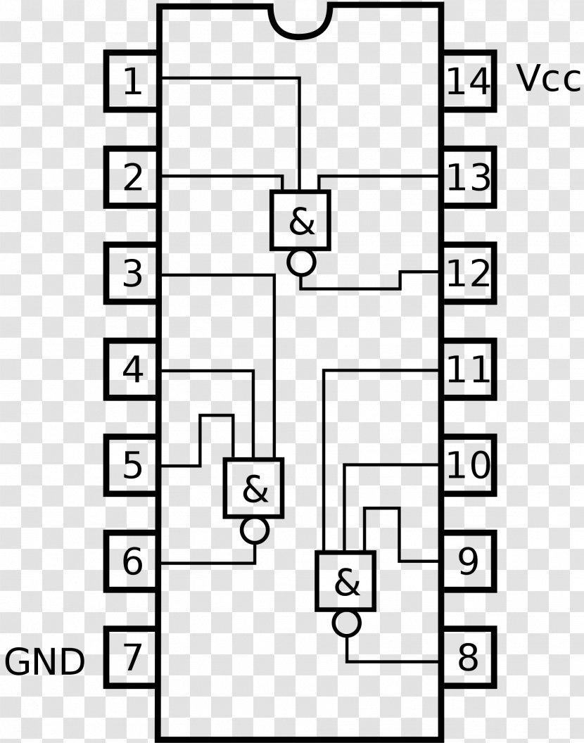 Integrated Circuits & Chips 7400 Series Logic Gate 0 1 - Watercolor - Cartoon Transparent PNG