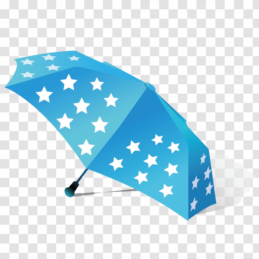 Household Goods Umbrella - Designer - Blue Vector Material Transparent PNG