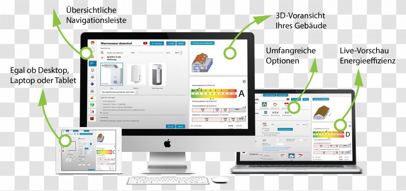 Energieeinsparverordnung Computer Program Energieberater Energieberatung Software - Operating Systems - Area Transparent PNG