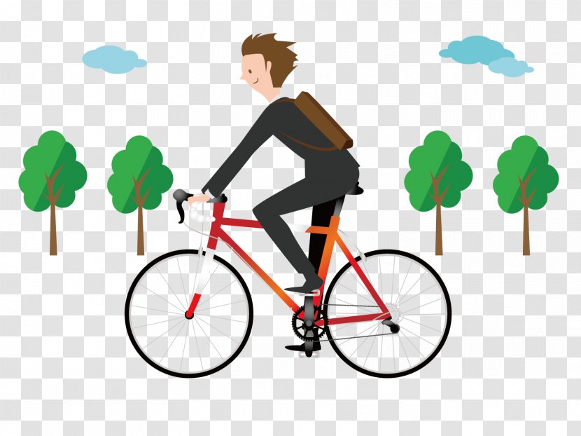 Racing Bicycle Cycling Commuting Segway PT - Shimano - Riding A Mountain Bike Transparent PNG