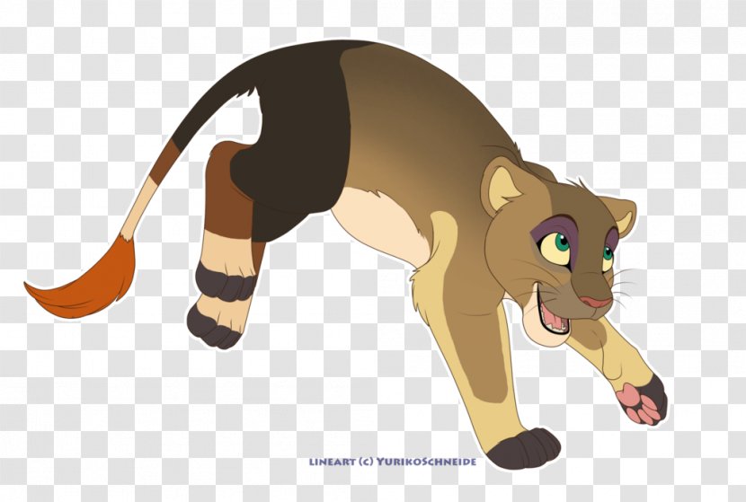 Big Cat Lion Horse Clip Art - Cartoon Transparent PNG