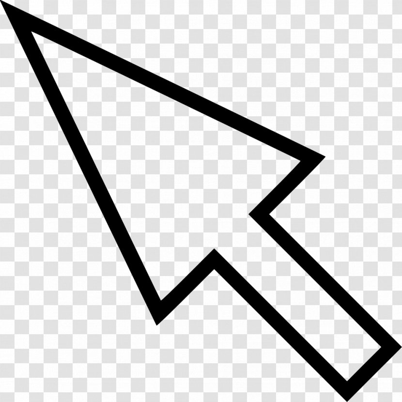 Computer Mouse Pointer Cursor - Text Transparent PNG