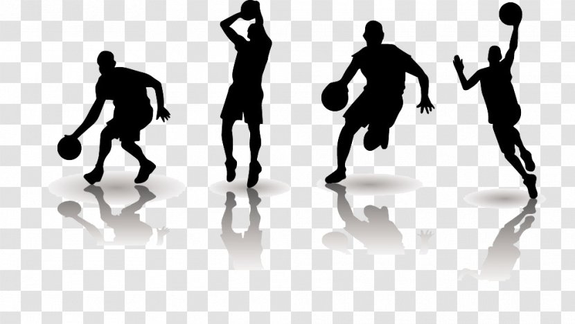 Basketball Football Clip Art - Performing Arts - Players Silhouette Image Transparent PNG