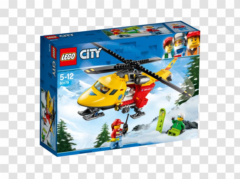 LEGO 60179 City Ambulance Helicopter Ambulanshelikopter Toy - Lego Transparent PNG