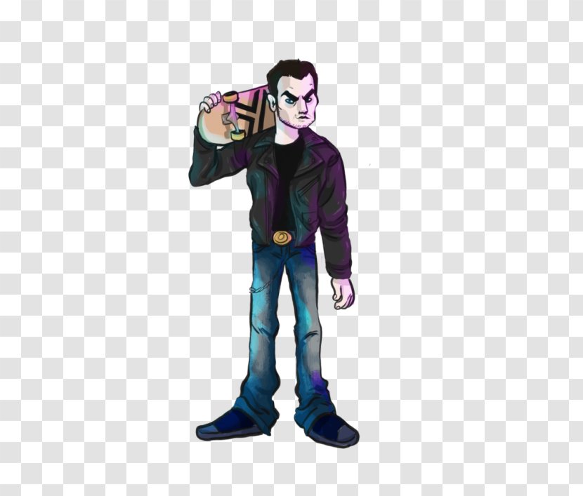 Supervillain Purple Costume Transparent PNG