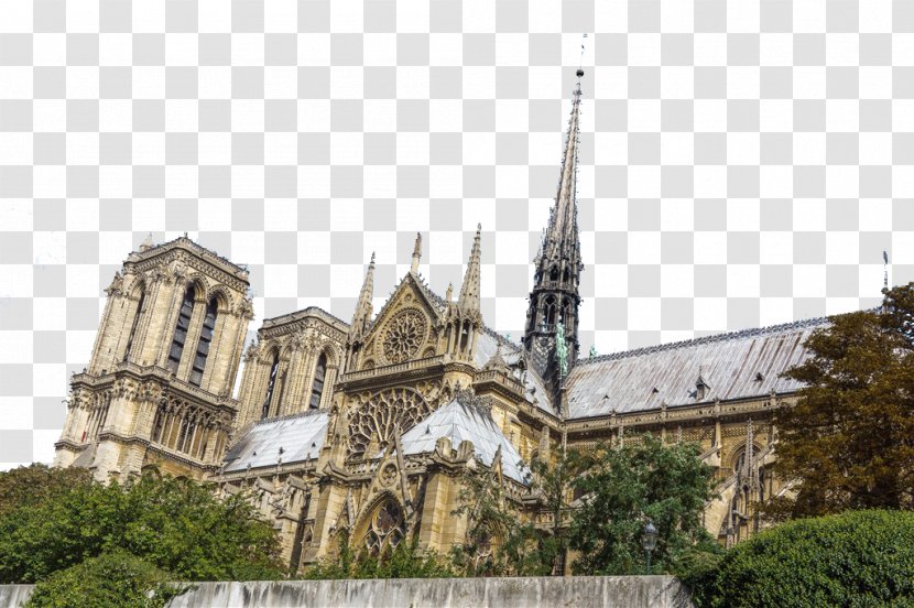 Notre-Dame De Paris Pont Free Shop Cathedral - Place Of Worship - France Notre Dame View Transparent PNG