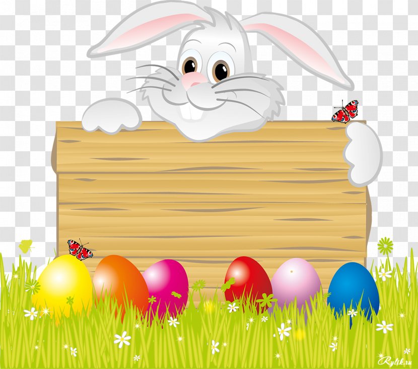 Easter Bunny Domestic Rabbit Egg Gift Transparent PNG