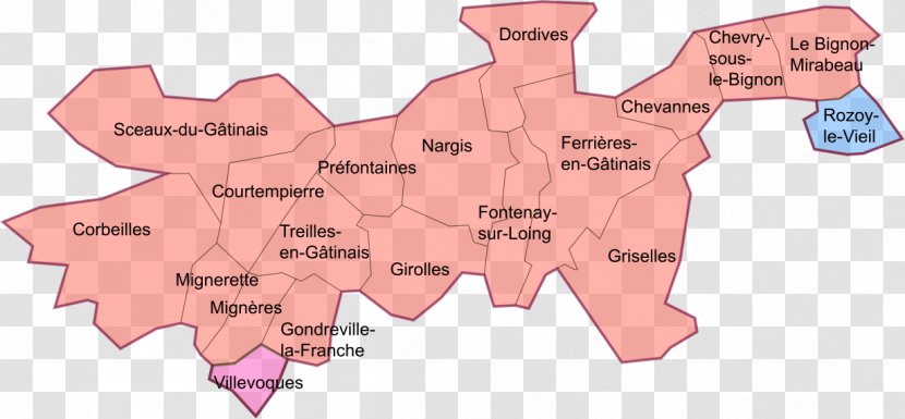 Chevry-sous-le-Bignon Montargis Gien Communauté De Communes Map - Cartoon - Flower Transparent PNG