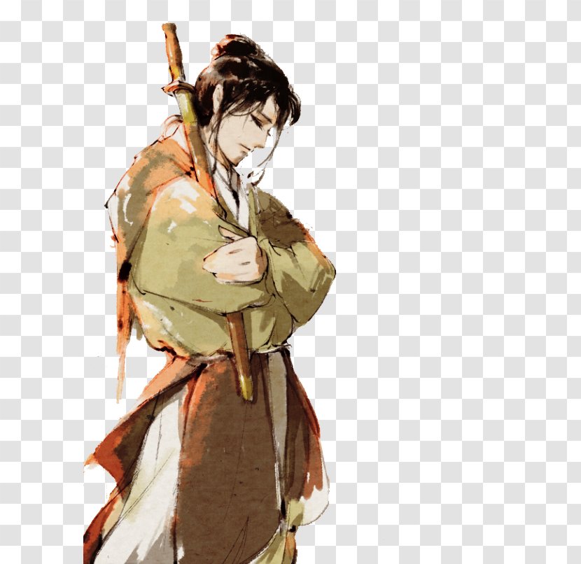 Sun Wukong Zixia Illustration Film A Chinese Odyssey - Silhouette - Swordsman Transparent PNG